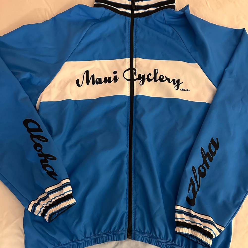 Blue Maui Cyclery Wind Breaker Jacket